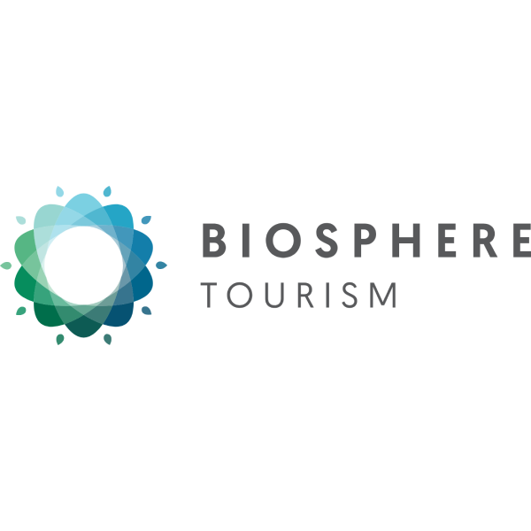 Logo Biosphere Tourism colaboradors con BlueMagicCat